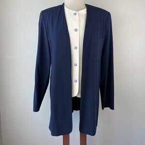 Modiano Button Down Dress Jacket Size M EUC